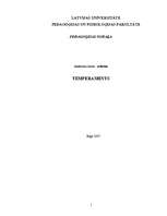 Referāts 'Temperaments', 1.