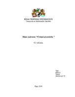 Paraugs 'Mājas/praktiskais darbs studiju priekšmetā "Civilā aizsardzība"', 1.