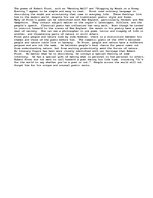 Eseja 'Stylistic Analysis of Robert Frost', 1.