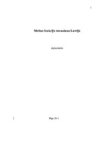 Diplomdarbs 'Muitas funkciju īstenošana Latvijā', 1.