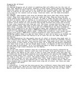 Eseja 'Dropping out of School', 1.