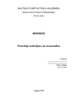 Referāts 'Noziedzīgs nodarījums aiz neuzmanības', 1.