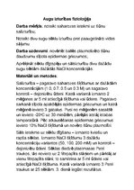 Konspekts 'Augu izturības fizioloģija', 1.