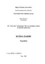 Referāts 'AS "Cēsu alus" mārketinga vides un stratēģijas analīze un darbības plānošana', 1.