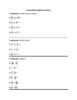 Paraugs 'Treniņa lapa par aprēķiniem ar pamatdaļām', 1.