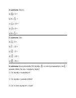 Paraugs 'Treniņa lapa par aprēķiniem ar pamatdaļām', 2.