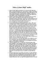 Eseja 'Rūdolfa Blaumaņa stāsta "Laimes klēpī" analīze', 1.