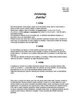 Konspekts 'Aristotelis "Poētika"', 1.