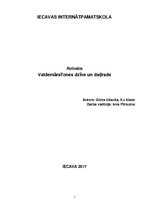 Referāts 'Referāts par Valdemāru Toni', 1.