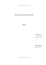 Referāts 'Krusta kara norise Latvijas teritorijā', 1.