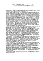 Eseja 'Vīrieši Rūdolfa Blaumaņa novelēs', 1.