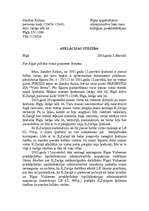 Paraugs 'Tiesvedības materiāli', 6.