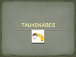 Referāts 'Taukskābes', 1.