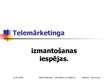 Referāts 'Telemārketings', 16.