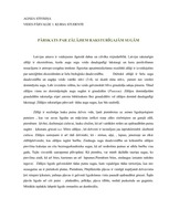 Eseja 'Pārskats par zālājiem raksturīgajām sugām', 1.