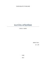Konspekts 'Japānas un Latvijas kultūras atšķirības', 1.