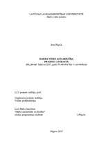 Prakses atskaite 'Prakses atskaite. Darba vides aizsardzība uzņēmumā', 1.