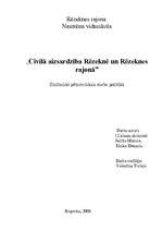 Referāts 'Civilā aizsardzība Rēzeknē un Rēzeknes rajonā', 1.
