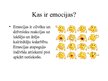 Prezentācija 'Emocijas', 1.