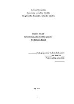 Prakses atskaite 'Prakses atskaite lietvedībā un grāmatvedības pamatos AS "Rietumu Banka"', 1.