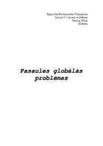 Eseja 'Pasaules globālās problēmas', 1.