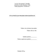 Prakses atskaite 'Prakses dienasgrāmata', 1.