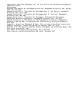 Eseja 'Throughput Accounting and the Theory of Constraints ', 4.