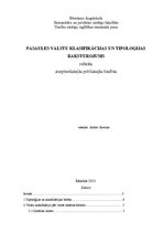 Referāts 'Pasaules valstu klasifikācijas un tipoloģijas raksturojums', 1.