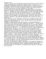 Eseja 'Why Prometheus Is more Courageous than Antigone', 1.