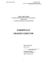 Prakses atskaite 'Pārdošanas prakse', 7.