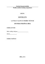 Referāts 'Livonijas pilsētas. Rīga', 1.