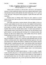 Konspekts 'F.Nīče "Traģēdijas dzimšana no mūzikas gara"', 1.