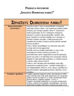 Paraugs 'Projekta pieteikums "Iepazīsti Dubrovina parku!"', 1.