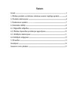 Referāts 'Nozares un produkta analīze', 1.