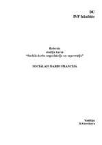 Referāts 'Sociālais darbs Francijā', 1.