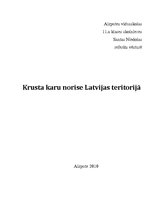 Referāts 'Krusta karu norise Latvijas teritorijā', 1.