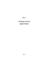 Referāts 'Agatha Christie "The Queen of Crime"', 1.
