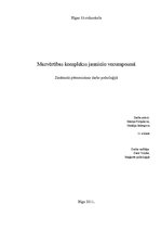 Referāts 'Mazvērtības komplekss jauniešu vecumposmā', 1.