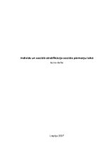 Referāts 'Indivīds un sociālā stratifikācija sociālo pārmaiņu laikā', 1.