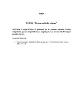 Eseja 'Eiropa 19 gadsimtā un 20.gadsimta sākumā: Vācijas reālpolitika, jaunais imperiāl', 1.