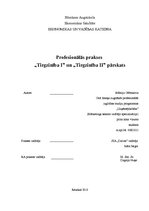 Prakses atskaite 'Profesionālās prakses "Tirgzinība I" un "Tirgzinība II" pārskats', 1.