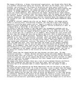 Eseja 'The League of Nations', 1.