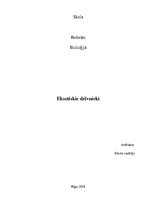 Referāts 'Eksotiskie dzīvnieki', 1.