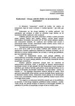 Eseja 'Konkurence – draugs, neitrāls cilvēks vai nesamierināms ienaidnieks?', 1.