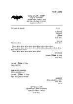 Paraugs 'Akts, vēstule, pielikumi lietvedībā', 1.