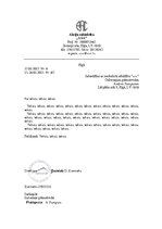 Paraugs 'Akts, vēstule, pielikumi lietvedībā', 2.