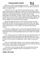 Eseja 'Young People’s Health', 1.
