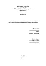 Referāts 'Apvienotās Karalistes izstāšanās no Eiropas Savienības', 1.