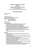 Paraugs 'Valdes sēdes protokols', 1.