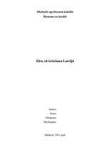 Referāts 'Eiro, tā ieviešana Latvijā', 1.